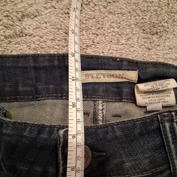 Stetson 818 Hollywood Bootcut Jeans Blue Denim  Womens Size 14 - Picture 10 of 15